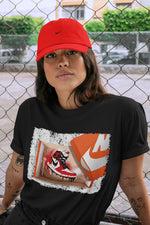 Jordan 1 Chicago Sneaker Match Tees New Kicks Sneaker Tees Jordan 1 Chicago Sneaker Release Tees Unisex Shirts