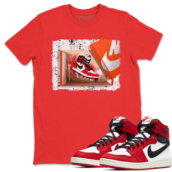Jordan 1 Chicago Sneaker Match Tees New Kicks Sneaker Tees Jordan 1 Chicago Sneaker Release Tees Unisex Shirts