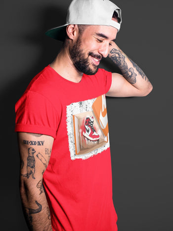 Jordan 1 Chicago Sneaker Match Tees New Kicks Sneaker Tees Jordan 1 Chicago Sneaker Release Tees Unisex Shirts
