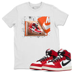 Jordan 1 Chicago Sneaker Match Tees New Kicks Sneaker Tees Jordan 1 Chicago Sneaker Release Tees Unisex Shirts