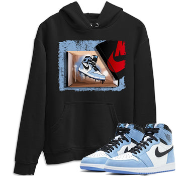 Jordan 1 University Blue Sneaker Match Tees New Kicks Sneaker Tees Jordan 1 University Blue Sneaker Release Tees Unisex Shirts
