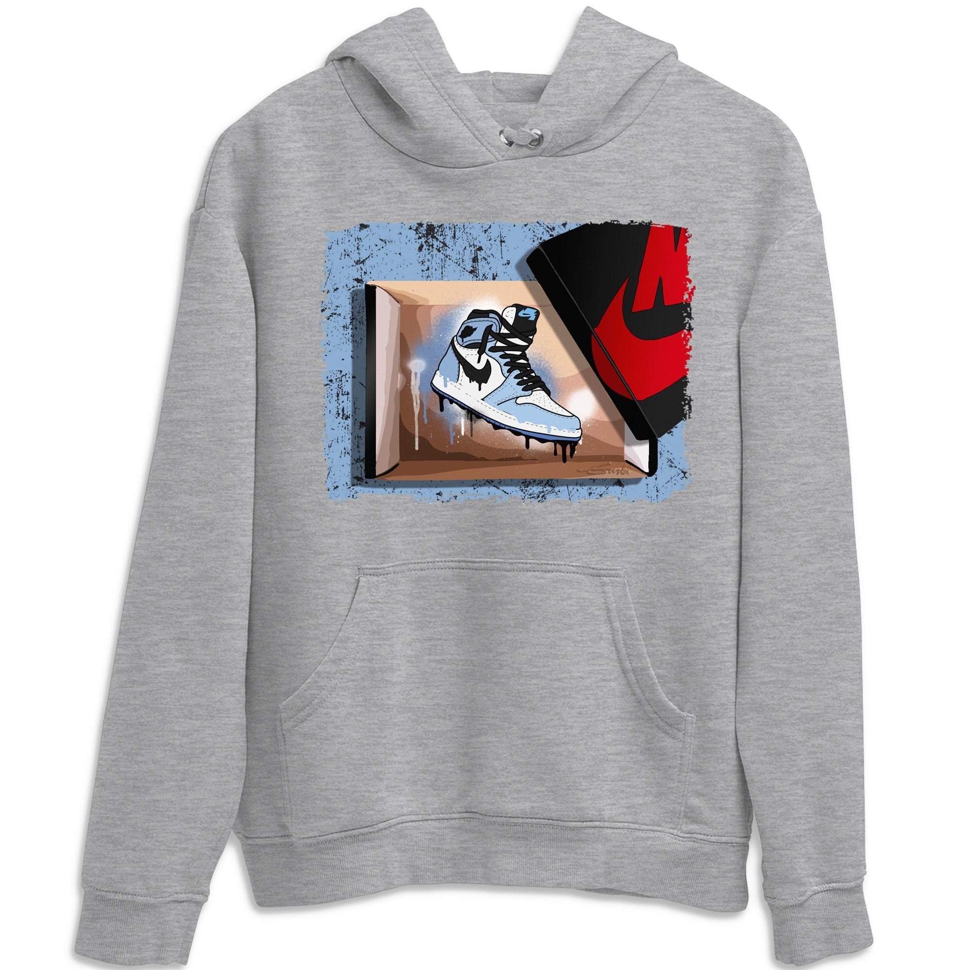 Jordan 1 University Blue Sneaker Match Tees New Kicks Sneaker Tees Jordan 1 University Blue Sneaker Release Tees Unisex Shirts