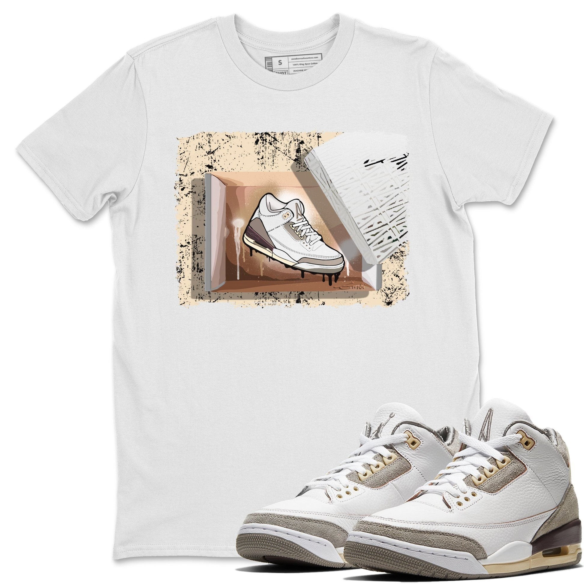 SNRT Sneaker Tee Air Jordan 3 Palomino | Always Winning Unisex T-Shirt | SNRT Sneaker Release Tees T-Shirt / Natural / 3XL