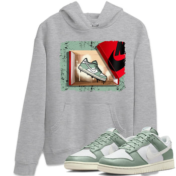Dunk Low Mica Green Shirts New Kicks Sneaker Tees Dunk Mica Green Sneaker Release Tees Unisex Shirts Heather Grey 1