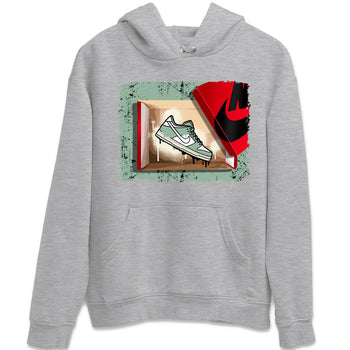 Dunk Low Mica Green Shirts New Kicks Sneaker Tees Dunk Mica Green Sneaker Release Tees Unisex Shirts Heather Grey 2