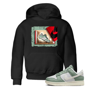 Dunk Low Mica Green Shirts New Kicks Sneaker Tees Dunk Mica Green Sneaker Release Tees Kids Shirts Black 1