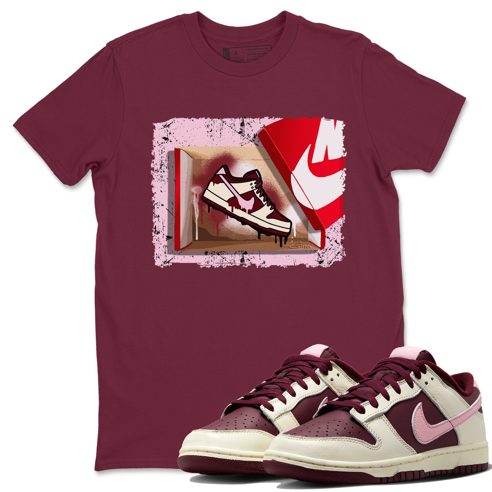 Dunk Valentines Day Sneaker Match Tees New Kicks Sneaker Tees Nike Dunk Valentine's Day Sneaker SNRT Sneaker Tees Unisex Shirts