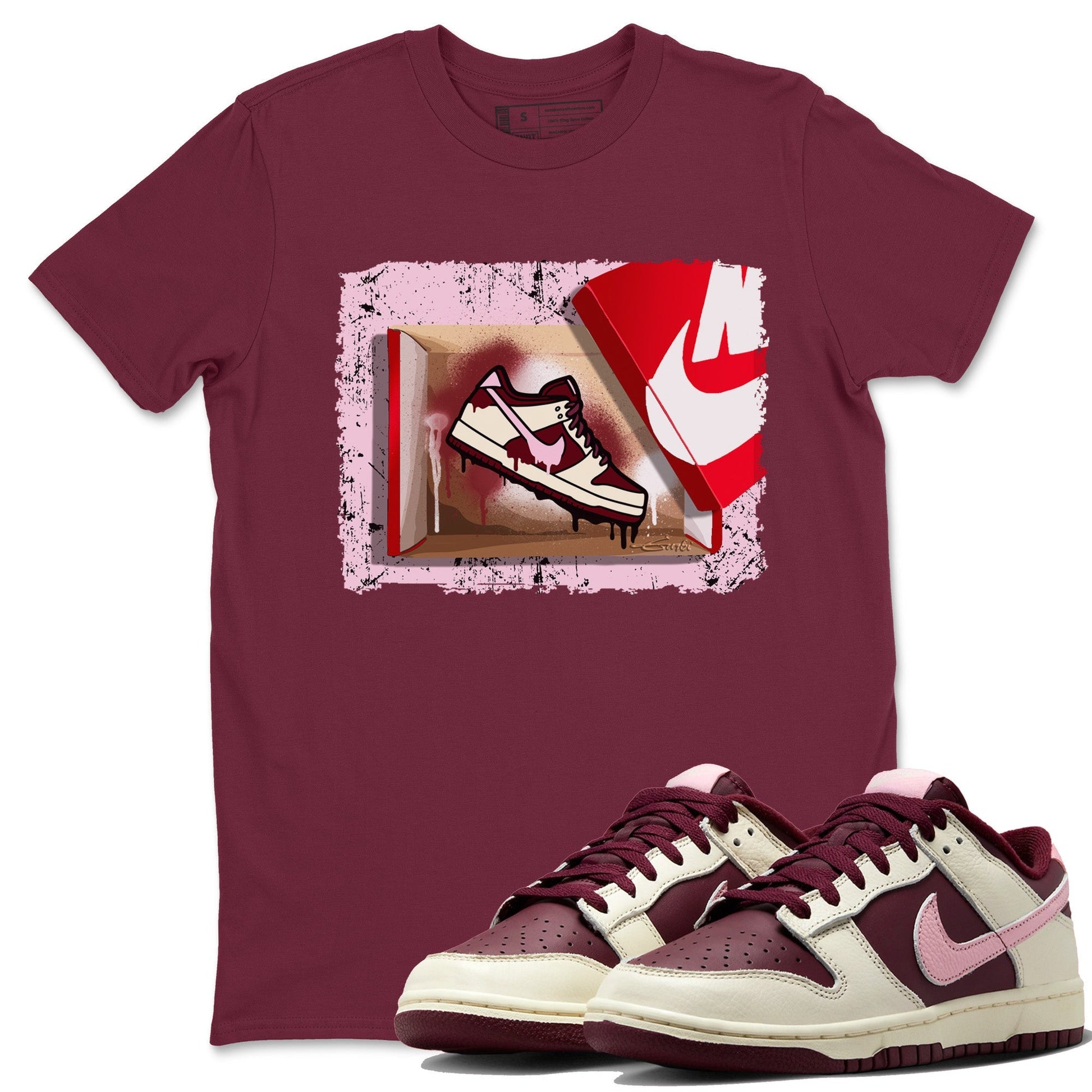 Dunk Valentines Day Sneaker Match Tees New Kicks Sneaker Tees Nike Dunk Valentine's Day Sneaker SNRT Sneaker Tees Unisex Shirts