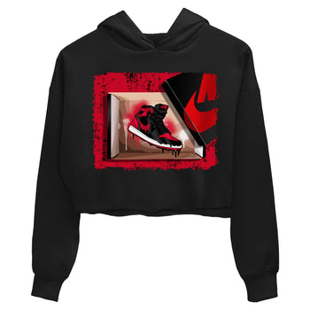 Jordan 1 Bred Patent Sneaker Match Tees New Kicks Sneaker Tees Jordan 1 Bred Patent Sneaker Release Tees Women's Shirts