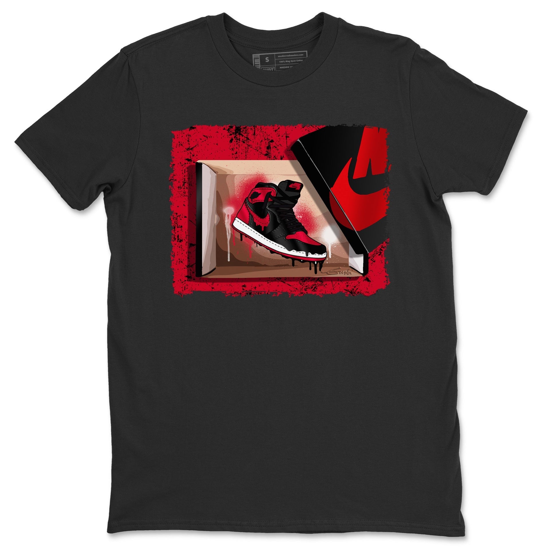 Jordan 1 Bred Patent Sneaker Match Tees New Kicks Sneaker Tees Jordan 1 Bred Patent Sneaker Release Tees Unisex Shirts