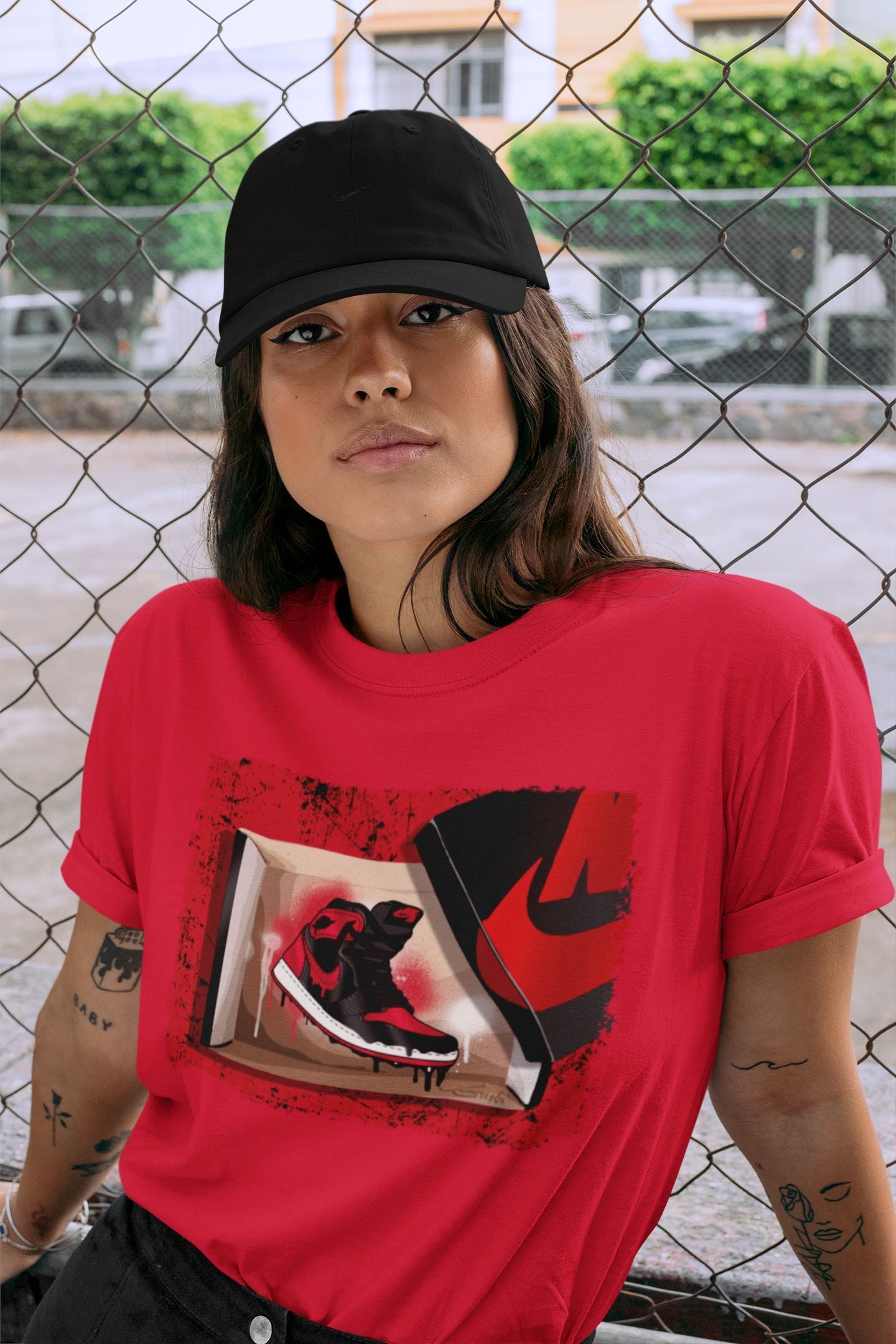 Jordan 1 Bred Patent Sneaker Match Tees New Kicks Sneaker Tees Jordan 1 Bred Patent Sneaker Release Tees Unisex Shirts