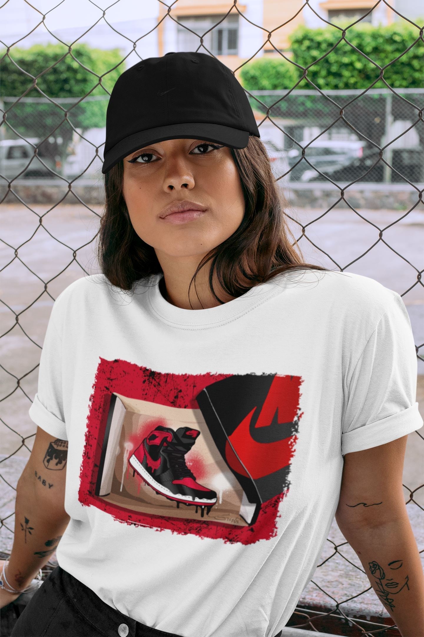 Jordan 1 Bred Patent Sneaker Match Tees New Kicks Sneaker Tees Jordan 1 Bred Patent Sneaker Release Tees Unisex Shirts