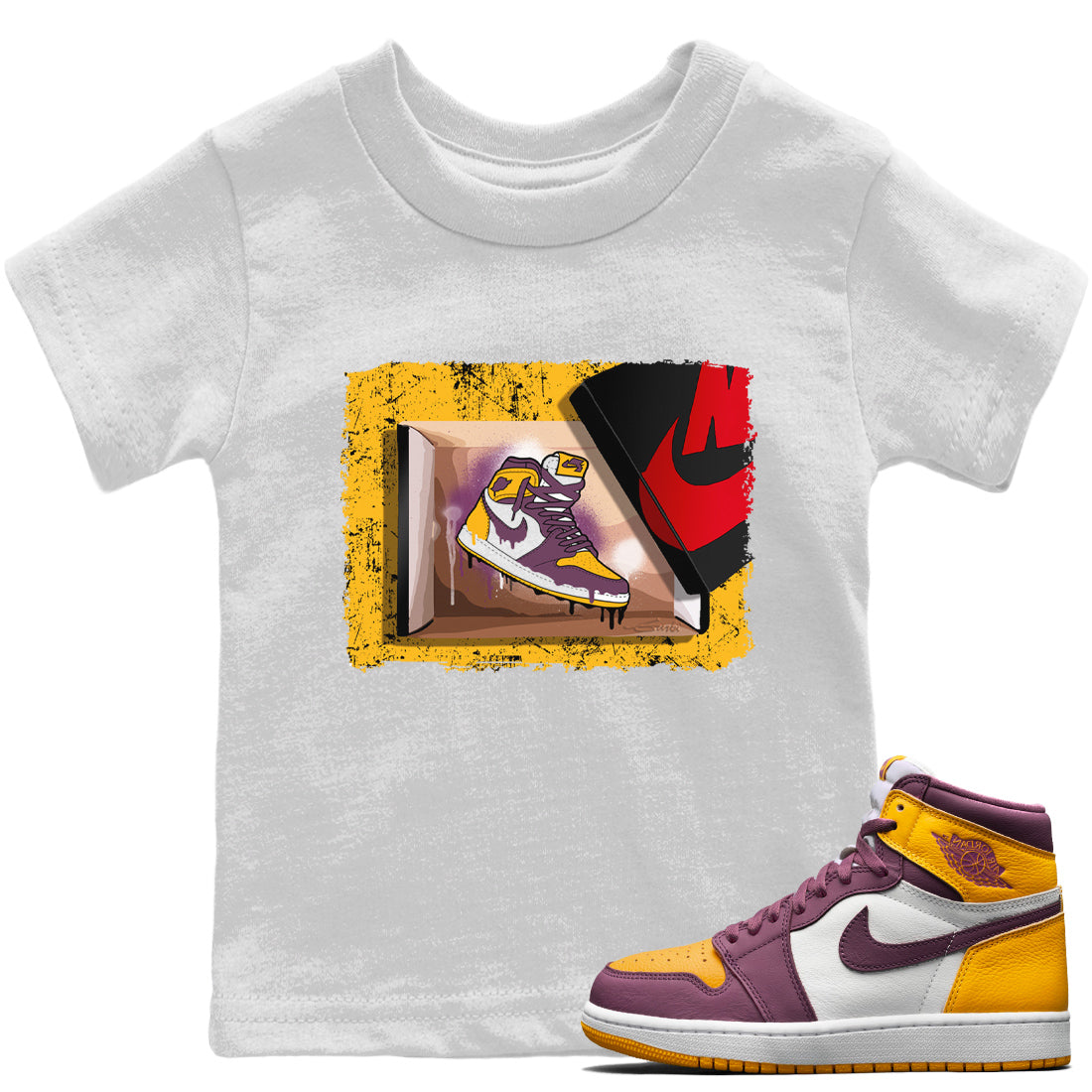 Jordan 1 Brotherhood Sneaker Match Tees New Kicks Sneaker Tees Jordan 1 Brotherhood Sneaker Release Tees Kids Shirts