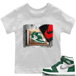 Jordan 1 Gorge Green Sneaker Match Tees New Kicks Sneaker Tees Jordan 1 Gorge Green Sneaker Release Tees Kids Shirts