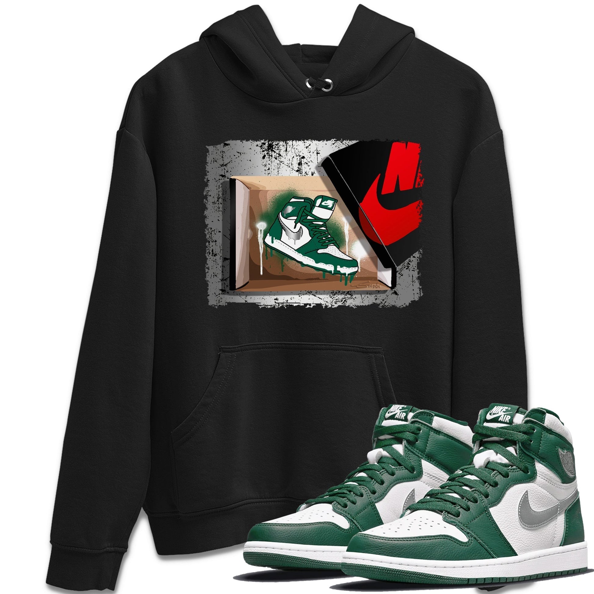 Jordan 1 Gorge Green Sneaker Match Tees New Kicks Sneaker Tees Jordan 1 Gorge Green Sneaker Release Tees Unisex Shirts