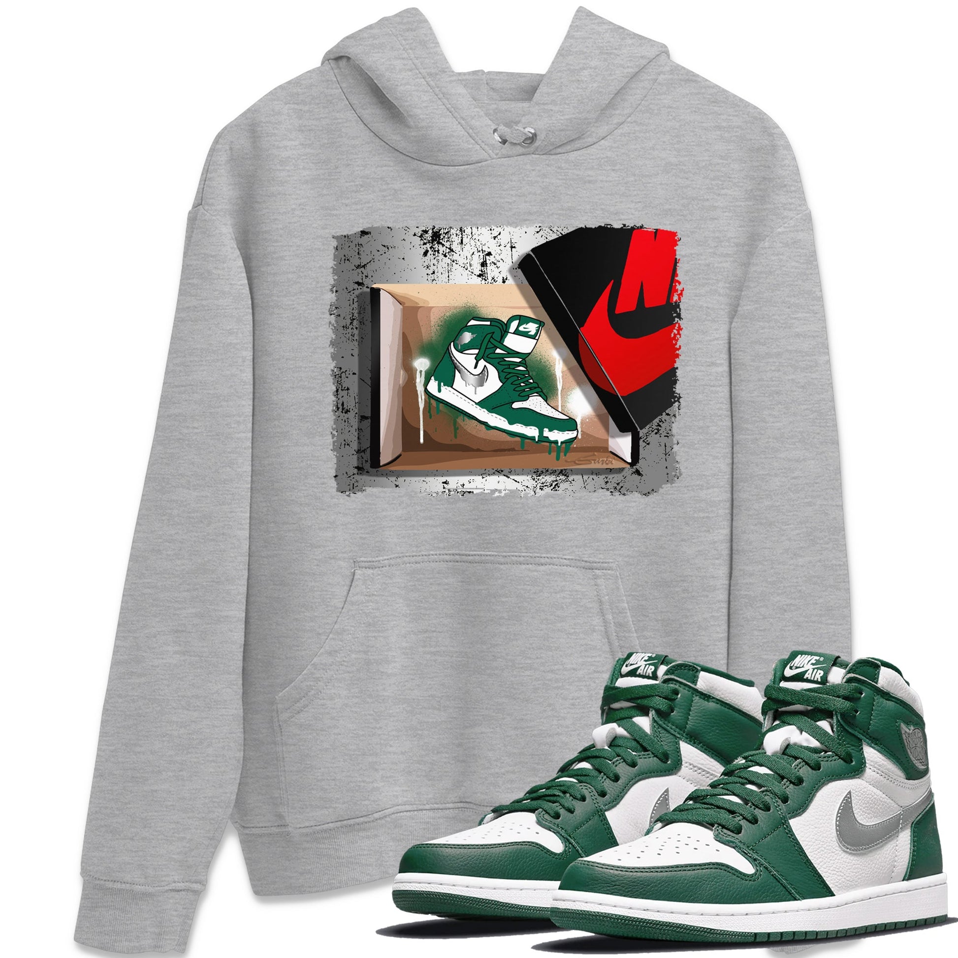 Jordan 1 Gorge Green Sneaker Match Tees New Kicks Sneaker Tees Jordan 1 Gorge Green Sneaker Release Tees Unisex Shirts