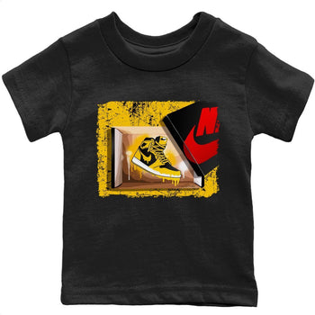 Jordan 1 Pollen Sneaker Match Tees New Kicks Sneaker Tees Jordan 1 Pollen Sneaker Release Tees Kids Shirts