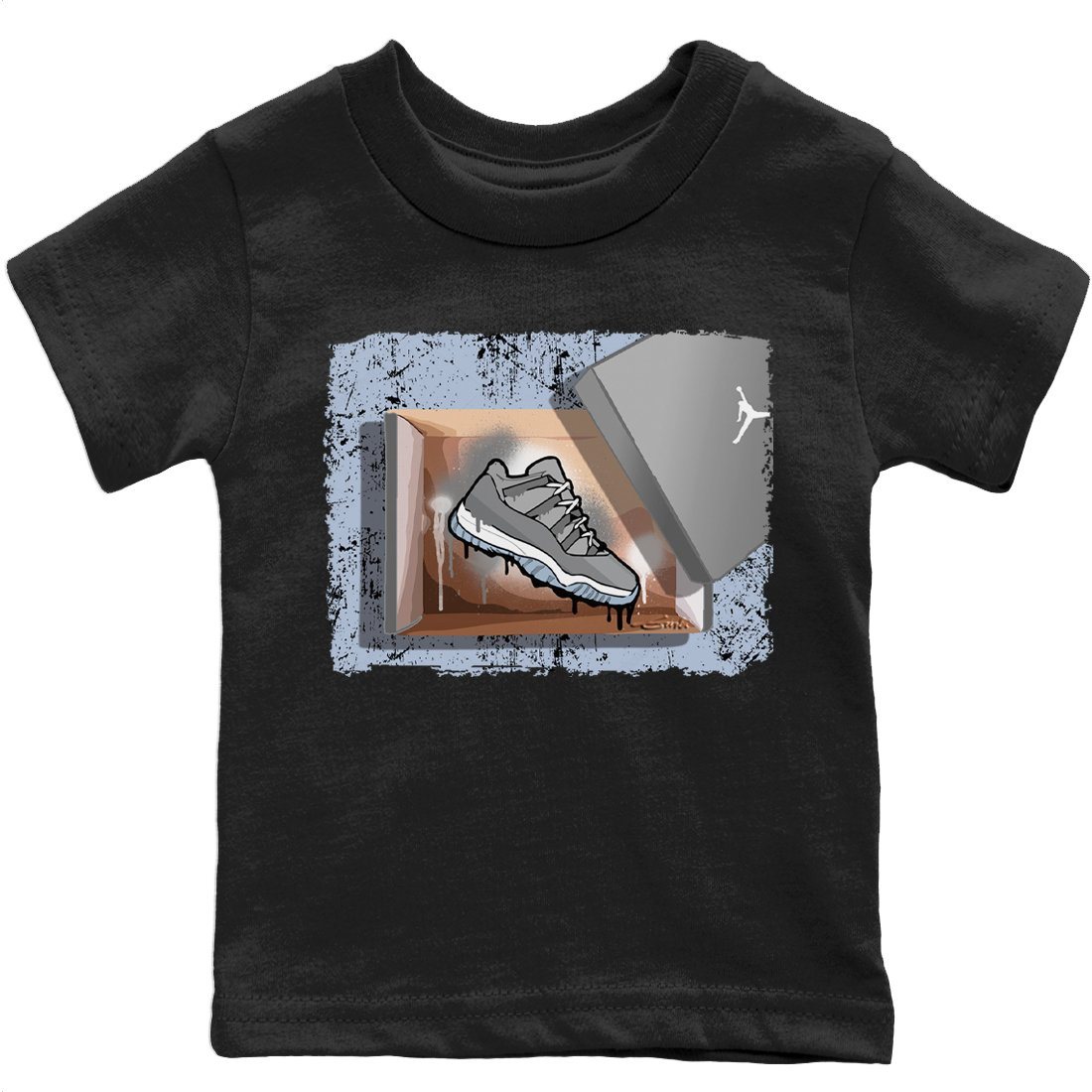Jordan 11 Cool Grey Sneaker Match Tees New Kicks Sneaker Tees Jordan 11 Cool Grey Sneaker Release Tees Kids Shirts