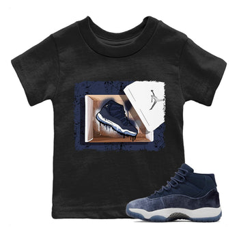 Jordan 11 Midnight Navy Sneaker Match Tees New Kicks Sneaker Tees Jordan 11 Midnight Navy Sneaker Release Tees Kids Shirts