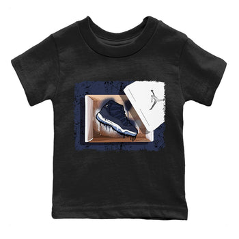 Jordan 11 Midnight Navy Sneaker Match Tees New Kicks Sneaker Tees Jordan 11 Midnight Navy Sneaker Release Tees Kids Shirts