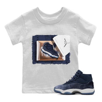 Jordan 11 Midnight Navy Sneaker Match Tees New Kicks Sneaker Tees Jordan 11 Midnight Navy Sneaker Release Tees Kids Shirts