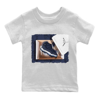 Jordan 11 Midnight Navy Sneaker Match Tees New Kicks Sneaker Tees Jordan 11 Midnight Navy Sneaker Release Tees Kids Shirts