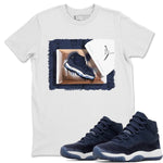 Jordan 11 Midnight Navy Sneaker Match Tees New Kicks Sneaker Tees Jordan 11 Midnight Navy Sneaker Release Tees Unisex Shirts