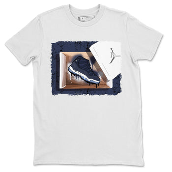 Jordan 11 Midnight Navy Sneaker Match Tees New Kicks Sneaker Tees Jordan 11 Midnight Navy Sneaker Release Tees Unisex Shirts