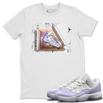 Jordan 11 Pure Violet Sneaker Match Tees New Kicks Sneaker Tees Jordan 11 Pure Violet Sneaker Release Tees Unisex Shirts