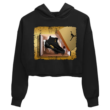 Jordan 12 Black Taxi Sneaker Match Tees New Kicks Sneaker Tees Jordan 12 Black Taxi Sneaker Release Tees Women's Shirts