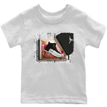 Jordan 12 Playoffs Sneaker Match Tees New Kicks Sneaker Tees Jordan 12 Playoffs Sneaker Release Tees Kids Shirts