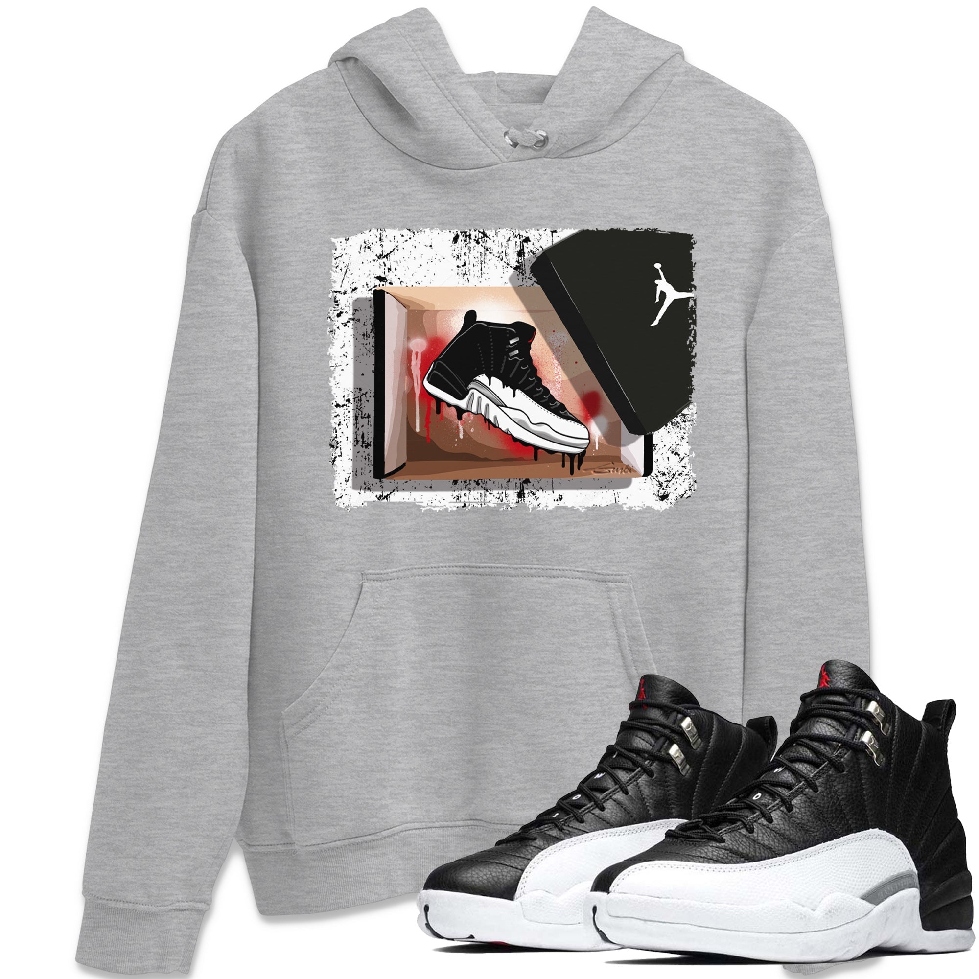 Jordan 12 Playoffs Sneaker Match Tees New Kicks Sneaker Tees Jordan 12 Playoffs Sneaker Release Tees Unisex Shirts