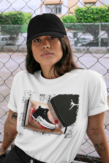 Jordan 12 Playoffs Sneaker Match Tees New Kicks Sneaker Tees Jordan 12 Playoffs Sneaker Release Tees Unisex Shirts
