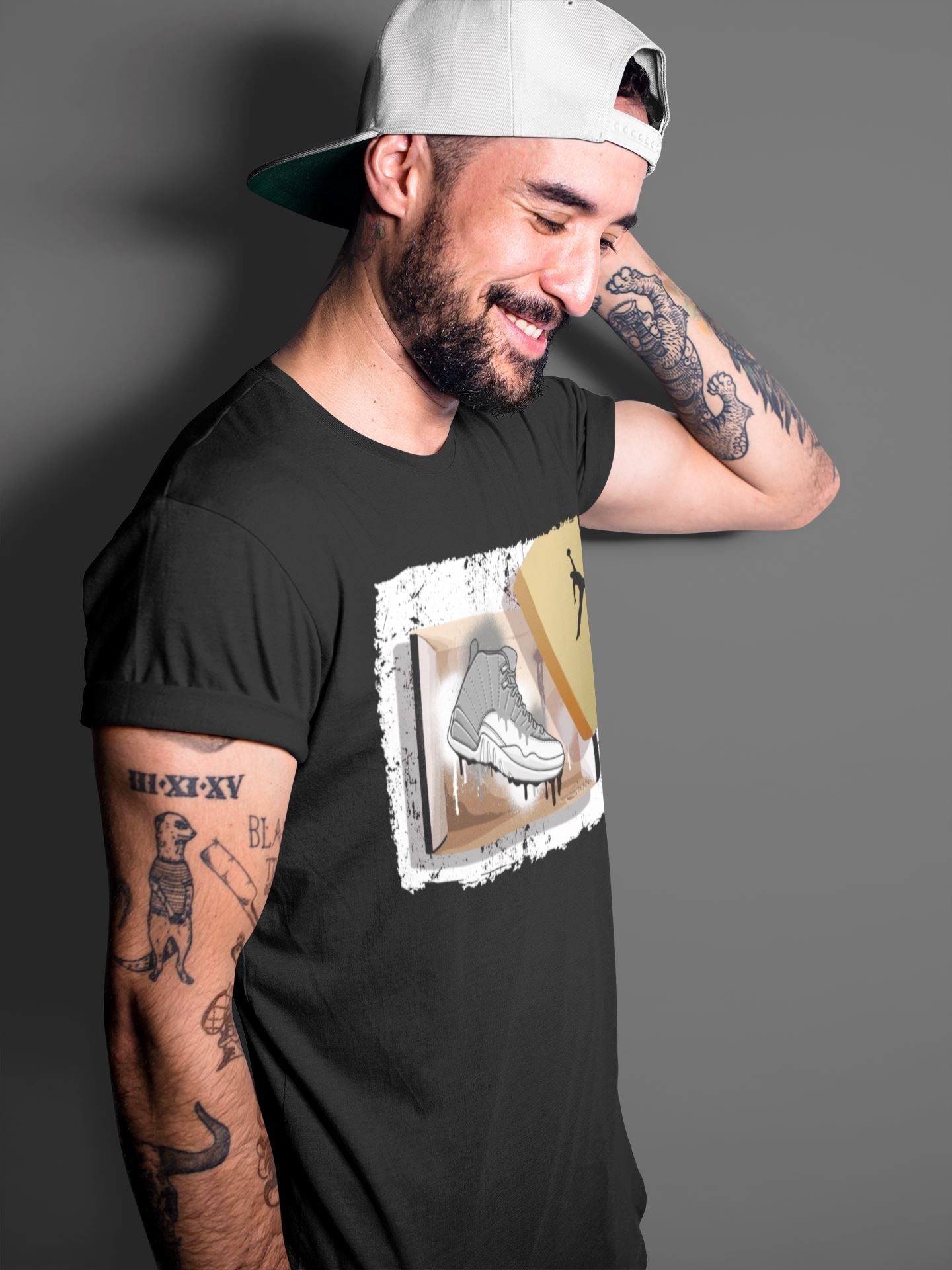 Jordan 12 Stealth Sneaker Match Tees New Kicks Sneaker Tees Jordan 12 Stealth Sneaker Release Tees Unisex Shirts