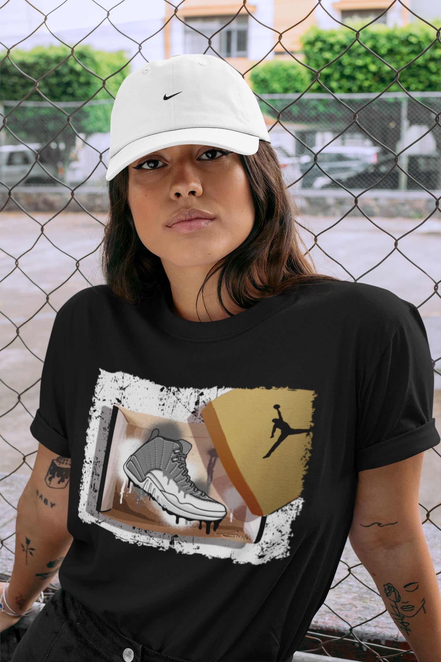 Jordan 12 Stealth Sneaker Match Tees New Kicks Sneaker Tees Jordan 12 Stealth Sneaker Release Tees Unisex Shirts