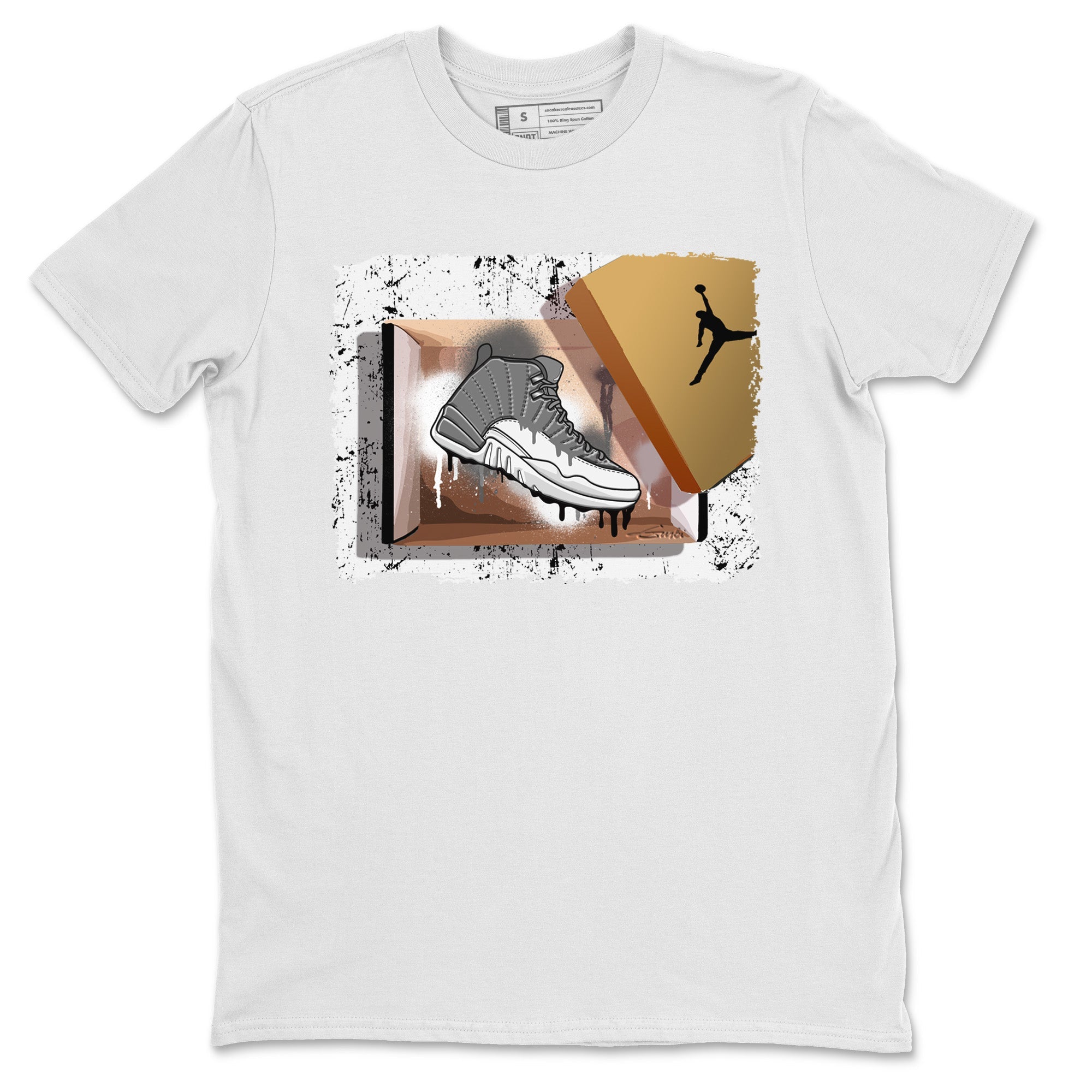 Jordan 12 Stealth Sneaker Match Tees New Kicks Sneaker Tees Jordan 12 Stealth Sneaker Release Tees Unisex Shirts