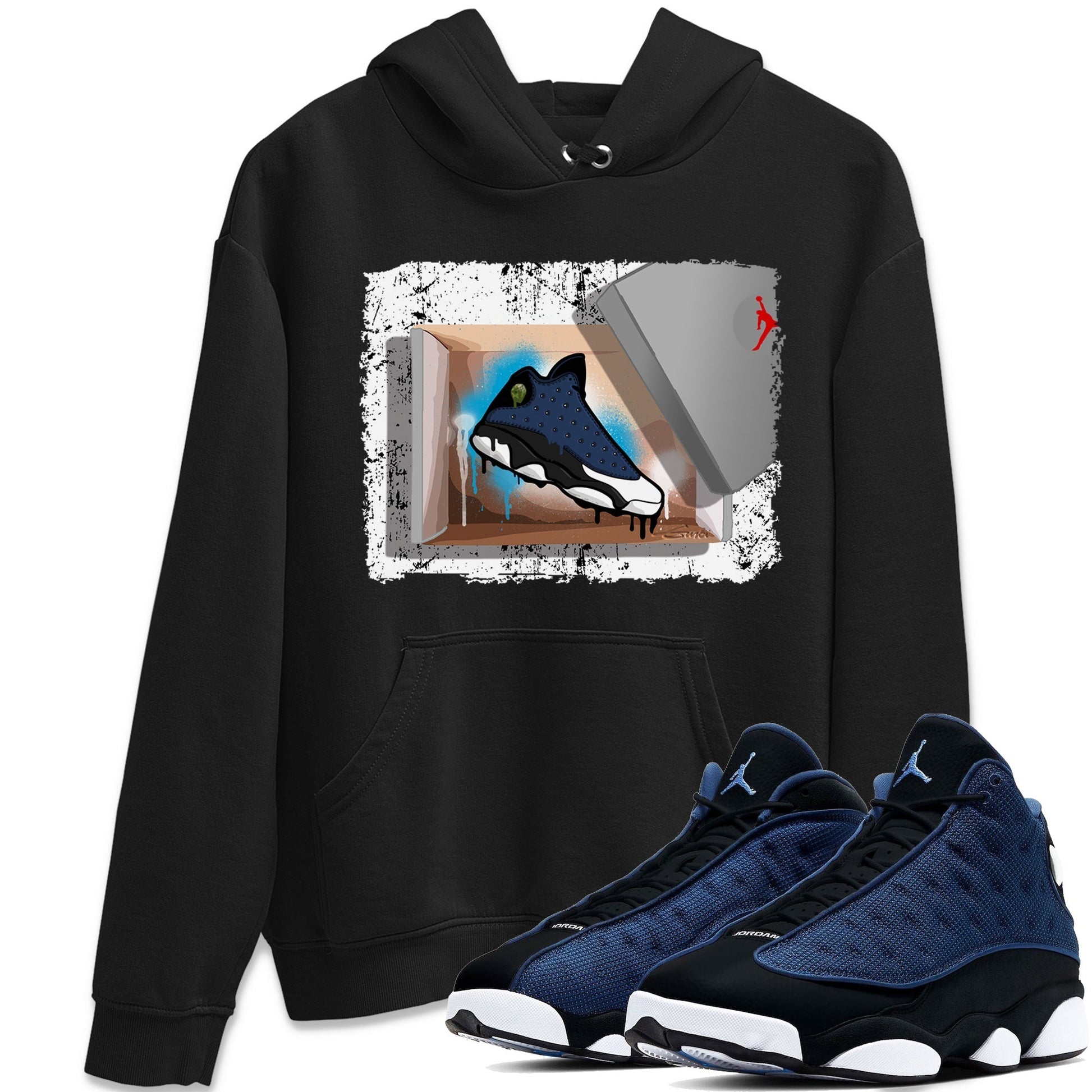 Jordan 13 Brave Blue Sneaker Match Tees New Kicks Sneaker Tees Jordan 13 Brave Blue Sneaker Release Tees Unisex Shirts