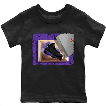 Jordan 13 Court Purple Sneaker Match Tees New Kicks Sneaker Tees Jordan 13 Court Purple Sneaker Release Tees Kids Shirts