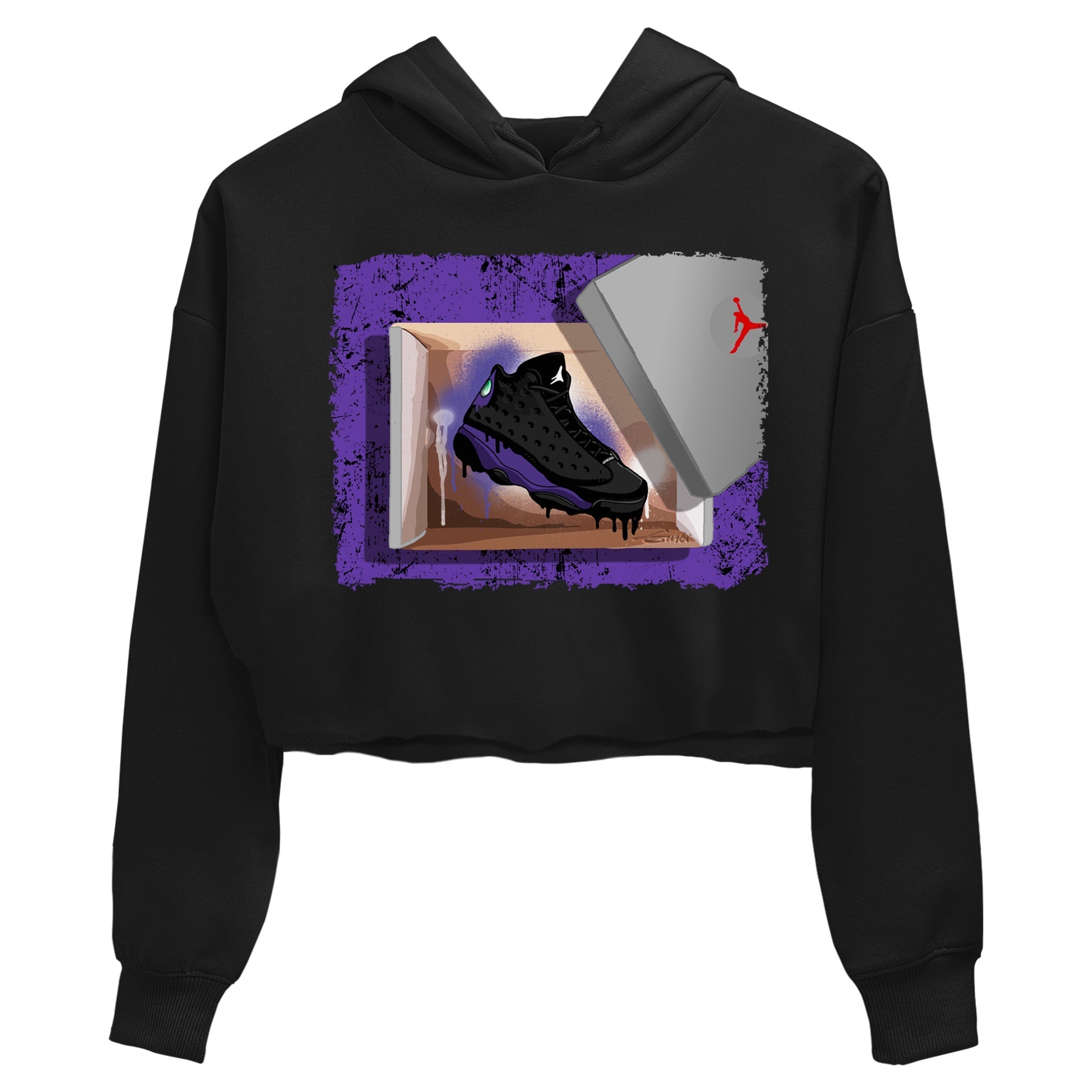 Jordan 13 Court Purple Sneaker Match Tees New Kicks Sneaker Tees Jordan 13 Court Purple Sneaker Release Tees Women's Shirts