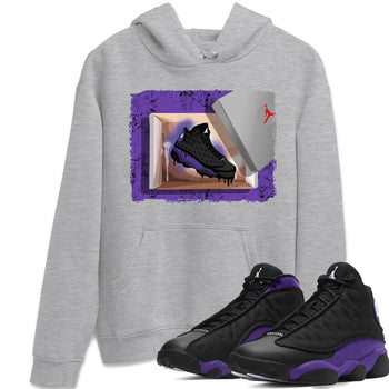 Jordan 13 Court Purple Sneaker Match Tees New Kicks Sneaker Tees Jordan 13 Court Purple Sneaker Release Tees Unisex Shirts