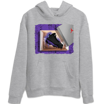 Jordan 13 Court Purple Sneaker Match Tees New Kicks Sneaker Tees Jordan 13 Court Purple Sneaker Release Tees Unisex Shirts