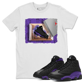 Jordan 13 Court Purple Sneaker Match Tees New Kicks Sneaker Tees Jordan 13 Court Purple Sneaker Release Tees Unisex Shirts