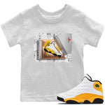 Jordan 13 Del Sol Sneaker Match Tees New Kicks Sneaker Tees Jordan 13 Del Sol Sneaker Release Tees Kids Shirts