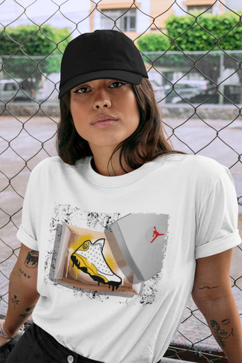 Jordan 13 Del Sol Sneaker Match Tees New Kicks Sneaker Tees Jordan 13 Del Sol Sneaker Release Tees Unisex Shirts
