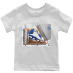 Jordan 13 French Blue Sneaker Match Tees New Kicks Sneaker Tees Jordan 13 French Blue Sneaker Release Tees Kids Shirts