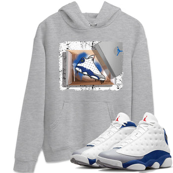 Jordan 13 French Blue Sneaker Match Tees New Kicks Sneaker Tees Jordan 13 French Blue Sneaker Release Tees Unisex Shirts