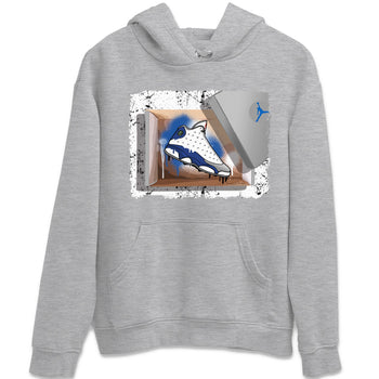 Jordan 13 French Blue Sneaker Match Tees New Kicks Sneaker Tees Jordan 13 French Blue Sneaker Release Tees Unisex Shirts