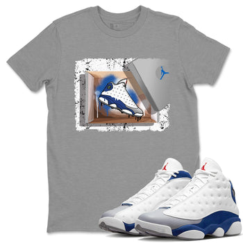 Jordan 13 French Blue Sneaker Match Tees New Kicks Sneaker Tees Jordan 13 French Blue Sneaker Release Tees Unisex Shirts
