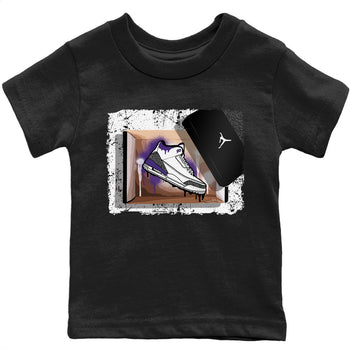 Jordan 3 Dark Iris Sneaker Match Tees New Kicks Sneaker Tees Jordan 3 Dark Iris Sneaker Release Tees Kids Shirts