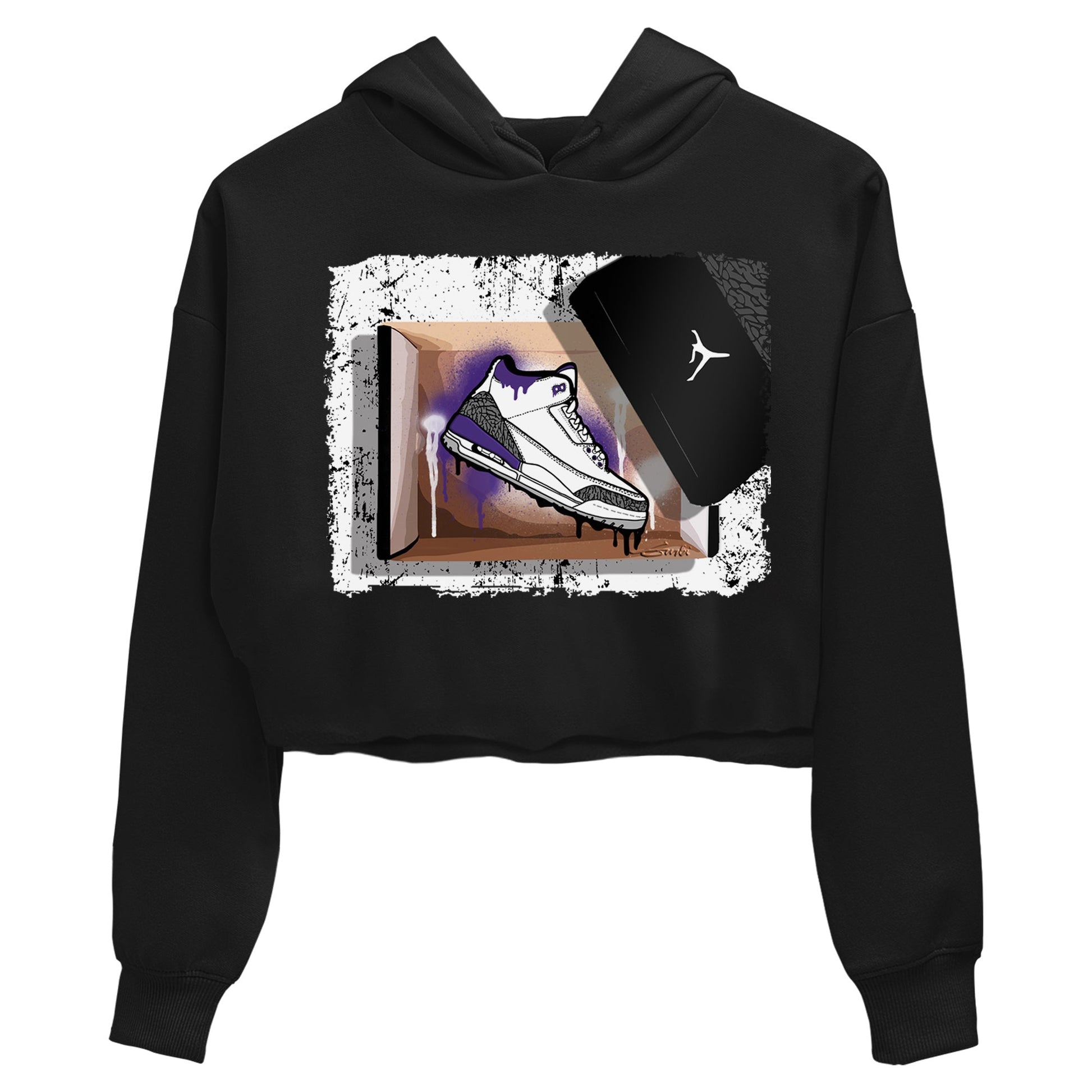 Jordan 3 Dark Iris Sneaker Match Tees New Kicks Sneaker Tees Jordan 3 Dark Iris Sneaker Release Tees Women's Shirts